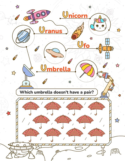 Whizki Summer Activities Kindergarten to 1st Grade Workbooks, Numbers Tracing, Social Studies Summer Learning, Alphabet Tracing Book with Fun ... Writing, Science: August Learning Activitie