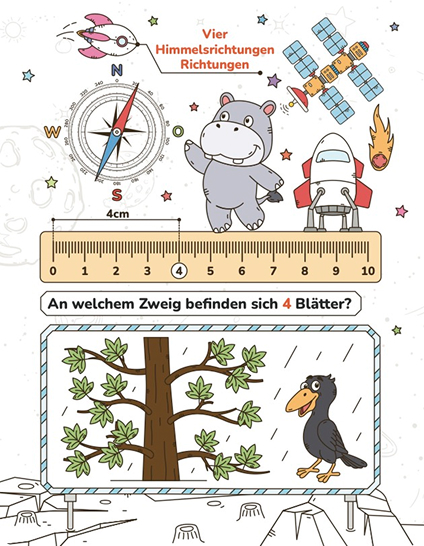 Kindergarten Arbeitsbuch für Vorschulkinder ab 5 Jahre: Zahlen Schreiben Lernen, Konzentration und Feinmotorik fördern, Logik Rätselspaß, Malen und ... 20 Zahlen und Sonderzeichen (German Edition)