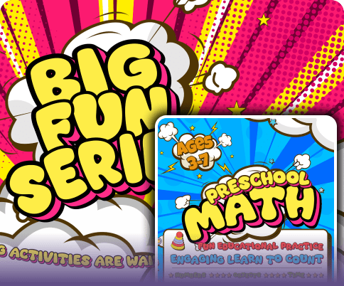 Big Fun & Engaging Educational Workbooks – Interactive Learning for Preschool & Kindergarten