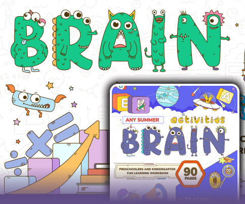 Summer Brain Activities for Preschoolers & Kindergarten – Fun Educational Workbooks