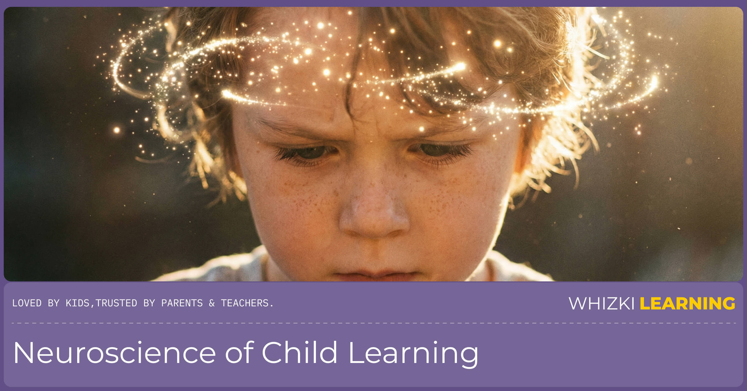 A conceptual illustration of a child's mind staying active and bright during summer learning.