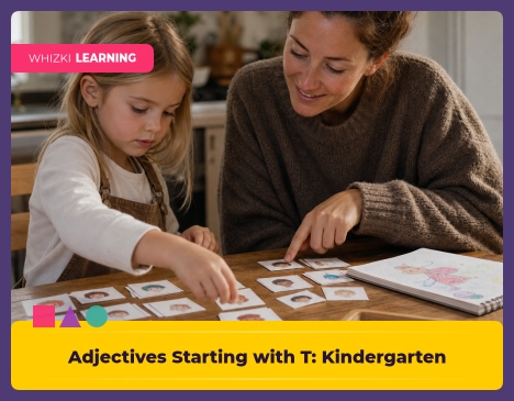 Adjectives Starting with T: Kindergarten Words for Feelings, Looks, and Personality || 'Tips for making learning at home super fun.'