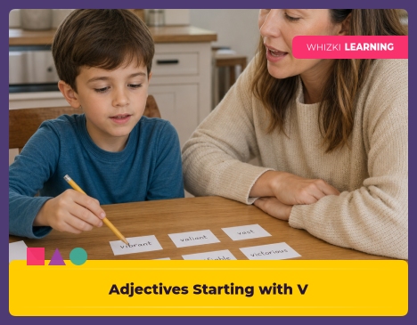 Adjectives Starting with V: Kindergarten Words for Feelings, Looks, and Personality