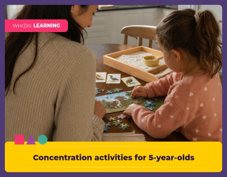 Concentration activities for 5-year-olds that feel like play || 'Tips for making learning at home super fun.'