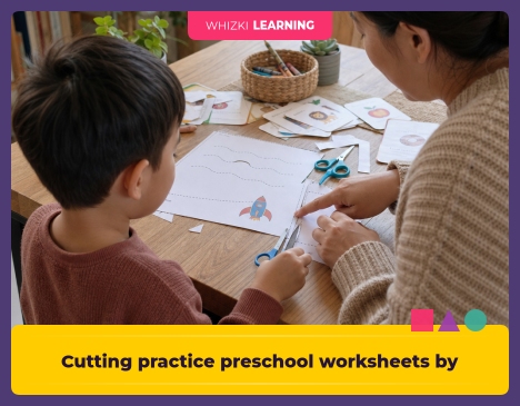 Cutting practice preschool worksheets by skill stage || 'Tips for making learning at home super fun.'