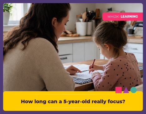 How long can a 5-year-old really focus?
