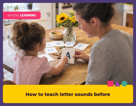 How to teach letter sounds before kindergarten