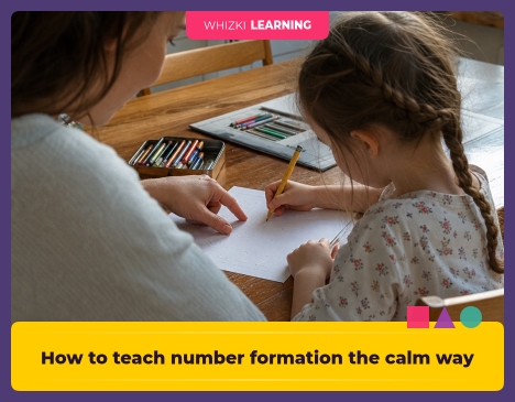 How to teach number formation the calm way || 'Tips for making learning at home super fun.'