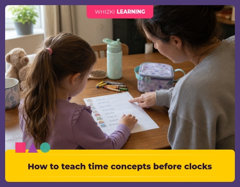 How to teach time concepts before clocks
