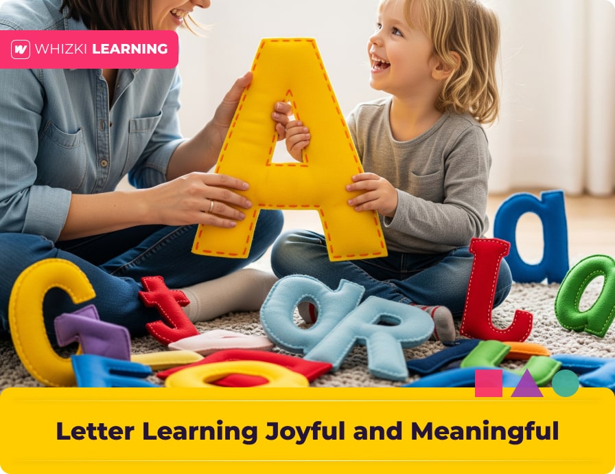 From A to 'Aha!': A Parent's Guide to Making Letter Learning Joyful and Meaningful || 'Tips for making learning at home super fun.'
