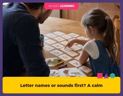 Letter names or sounds first? A calm parent guide || 'Tips for making learning at home super fun.'