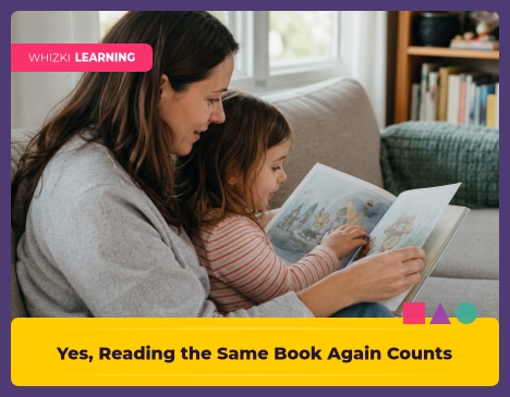 Yes, Reading the Same Book Again Counts || 'Tips for making learning at home super fun.'