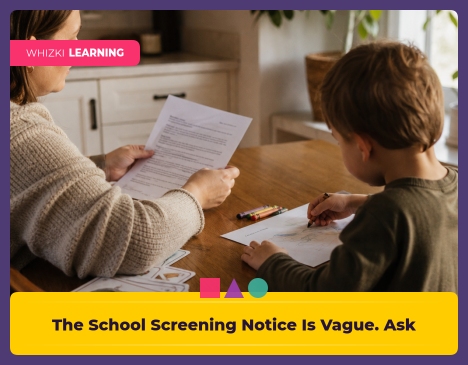 The School Screening Notice Is Vague. Ask These Seven Questions First || 'Tips for making learning at home super fun.'