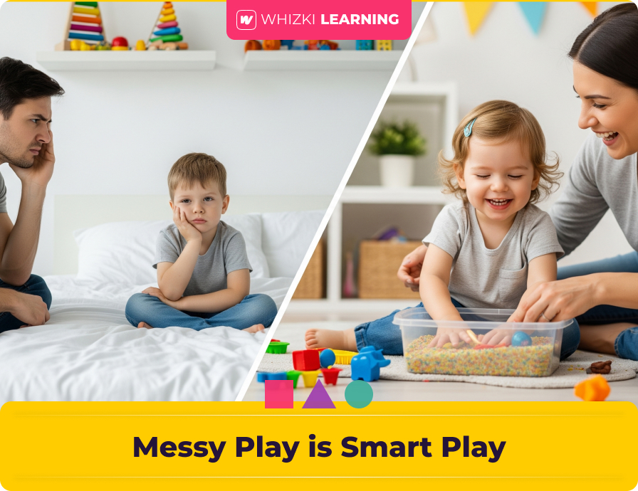 Messy Play is Smart Play: A Guide to Unlocking Your Child's Brain with Sensory Fun || 'Tips for making learning at home super fun.'