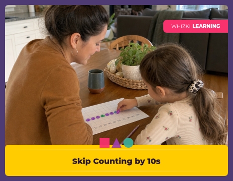 Skip Counting by 10s: Charts, Worksheets, and Games for Ages 5-7 || 'Tips for making learning at home super fun.'