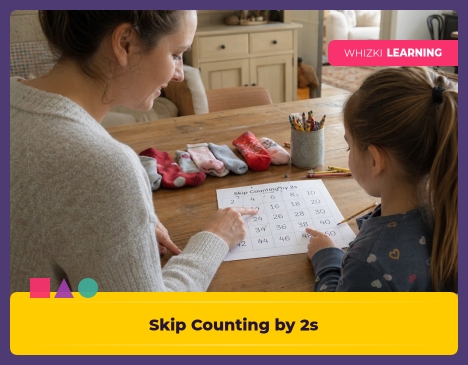 Skip Counting by 2s: Charts, Worksheets, and Games for Ages 5-7 || 'Tips for making learning at home super fun.'