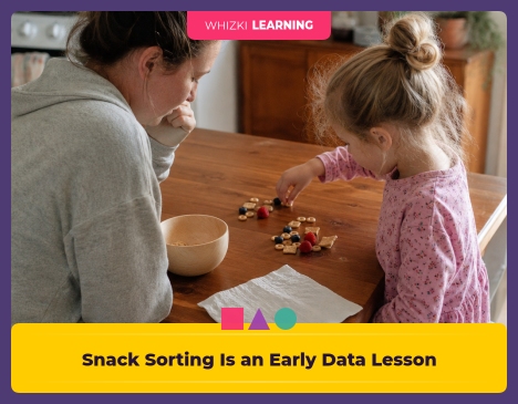 Snack Sorting Is an Early Data Lesson || 'Tips for making learning at home super fun.'