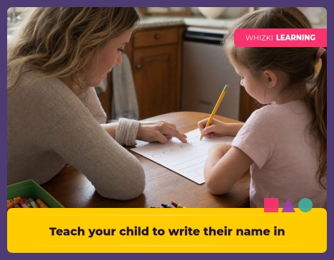 Teach your child to write their name in 10 minutes || 'Tips for making learning at home super fun.'