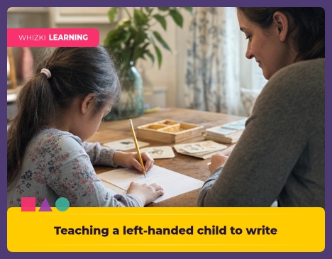 Teaching a left-handed child to write with confidence || 'Tips for making learning at home super fun.'