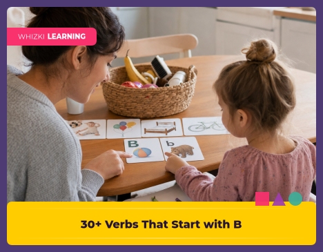 30+ Verbs That Start with B: Action Words for Kindergarten Readers || 'Tips for making learning at home super fun.'