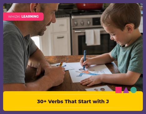 30+ Verbs That Start with J: Action Words for Kindergarten Readers || 'Tips for making learning at home super fun.'
