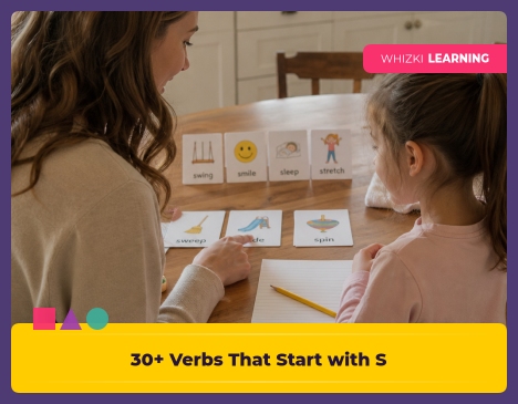 30+ Verbs That Start with S: Action Words for Kindergarten Readers || 'Tips for making learning at home super fun.'