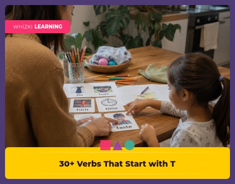 30+ Verbs That Start with T: Action Words for Kindergarten Readers