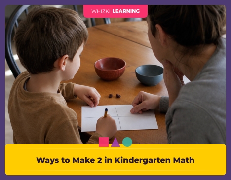 Ways to Make 2 in Kindergarten Math: Number Bonds, Objects, and Simple Equations || 'Tips for making learning at home super fun.'