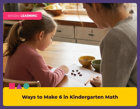 Ways to Make 6 in Kindergarten Math: Number Bonds, Objects, and Simple Equations || 'Tips for making learning at home super fun.'