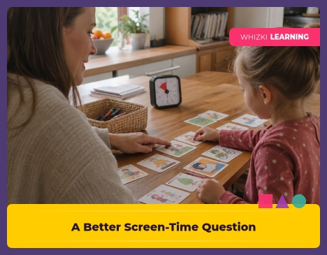A Better Screen-Time Question: What Job Is the Screen Doing? || 'Tips for making learning at home super fun.'