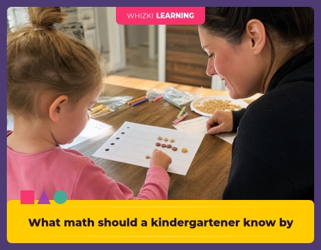 What math should a kindergartener know by year end || 'Tips for making learning at home super fun.'