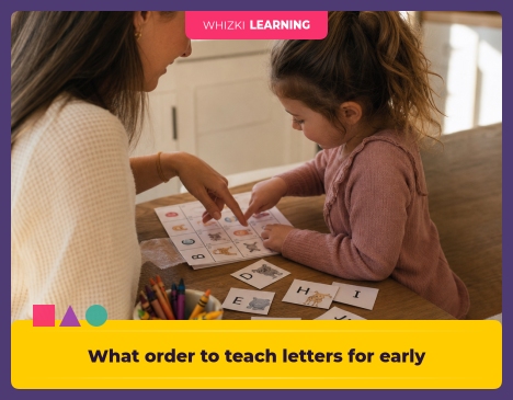 What order to teach letters for early readers || 'Tips for making learning at home super fun.'