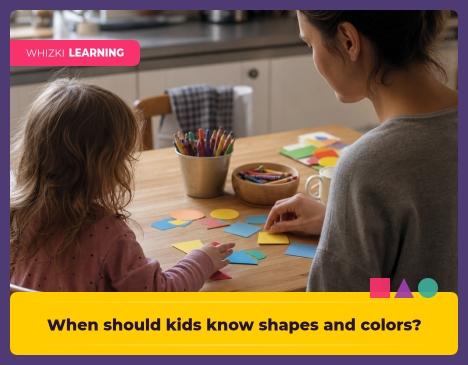 When should kids know shapes and colors? || 'Tips for making learning at home super fun.'