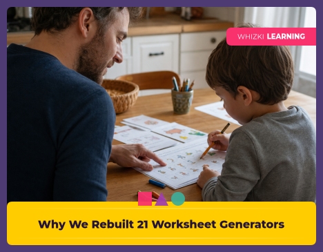Why We Rebuilt 21 Worksheet Generators Around One Print Standard || 'Tips for making learning at home super fun.'