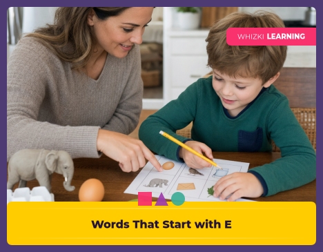 Words That Start with E: First Words for Kindergarten Readers