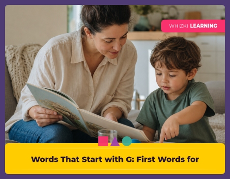 Words That Start with G: First Words for Kindergarten Readers || 'Tips for making learning at home super fun.'