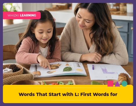 Words That Start with L: First Words for Kindergarten Readers || 'Tips for making learning at home super fun.'