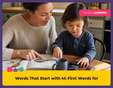 Words That Start with M: First Words for Kindergarten Readers || 'Tips for making learning at home super fun.'
