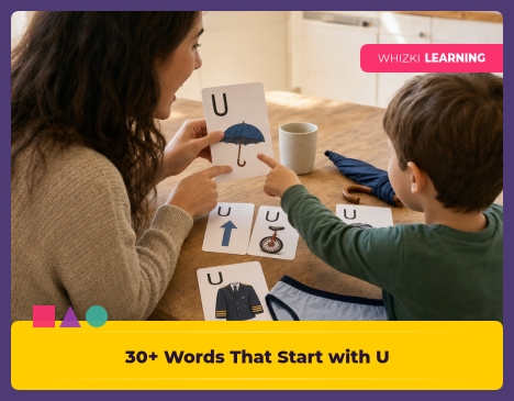 30+ Words That Start with U: First Words for Kindergarten Readers || 'Tips for making learning at home super fun.'