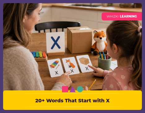 20+ Words That Start with X: First Words for Kindergarten Readers || 'Tips for making learning at home super fun.'