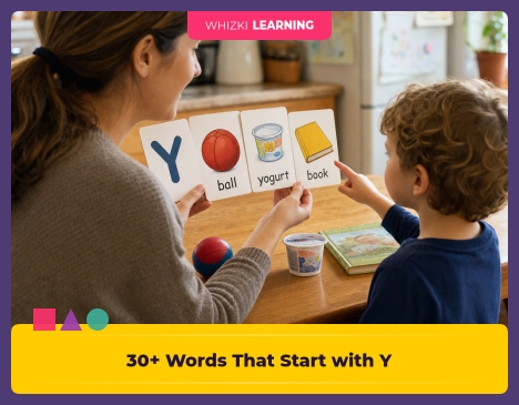 30+ Words That Start with Y: First Words for Kindergarten Readers || 'Tips for making learning at home super fun.'