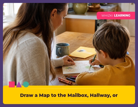 Draw a Map to the Mailbox, Hallway, or Front Gate