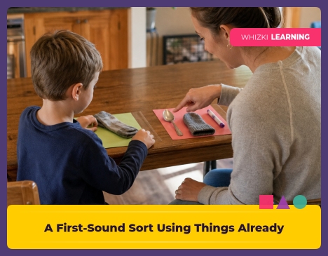 A First-Sound Sort Using Things Already in the Room