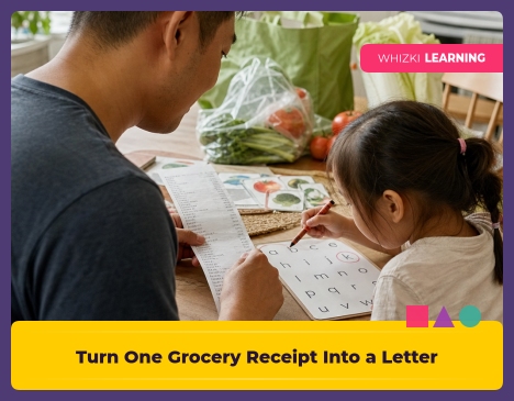 Turn One Grocery Receipt Into a Letter Hunt