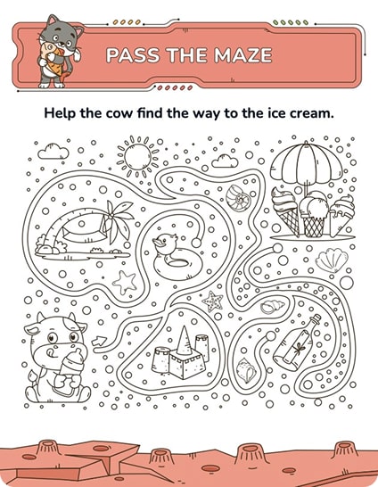 Summer Brain Activities Workbook for Preschool and Kindergarten: Coloring, Logic Puzzles, Brain Quests, Sudoku for Kids