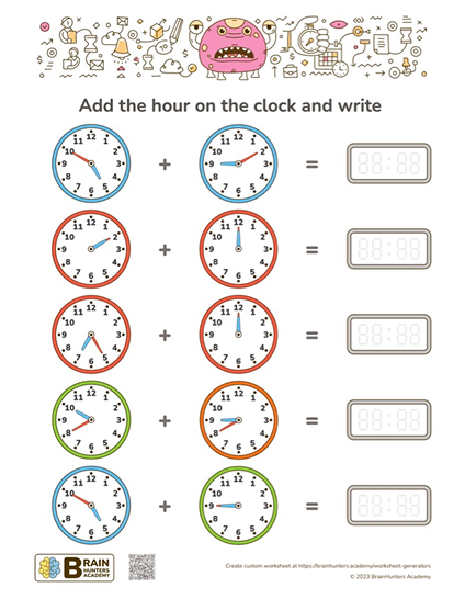 Preschool and Kindergarten Math Workbook Ages 3-7: Numbers, Counting, Shapes, Time, Simple Addition