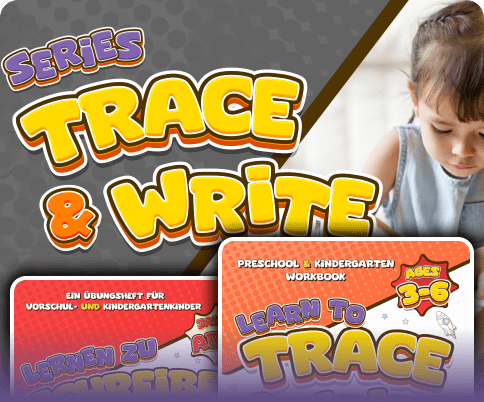 First Learn to Trace and Write: Letters, Numbers, and Bilingual Editions