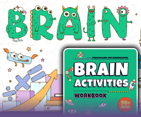 Summer Brain Activities for Preschool and Kindergarten: Five Screen-Free Workbooks