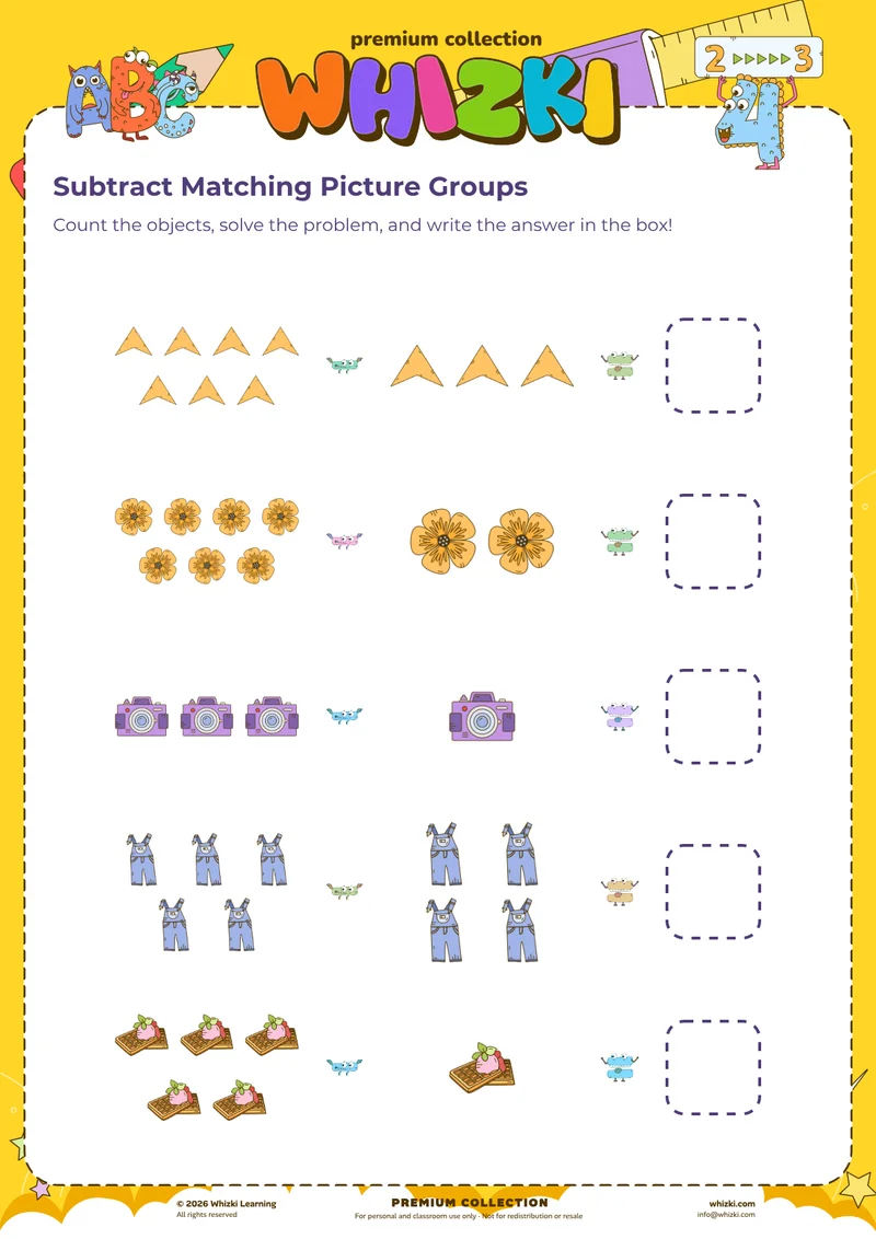 Subtract Matching Picture Groups