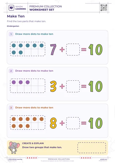 Fill Ten-Frames and Find the Missing Addends